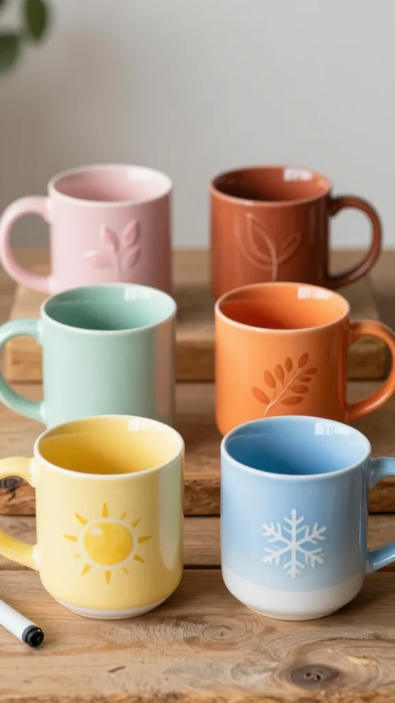Aesthetic Mug Painting Ideas: 9 Creative DIY Looks 10 Item 9
