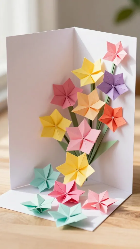 15 Origami Birthday Card Ideas: Cupcake Card That Stands Up 6 Item 5