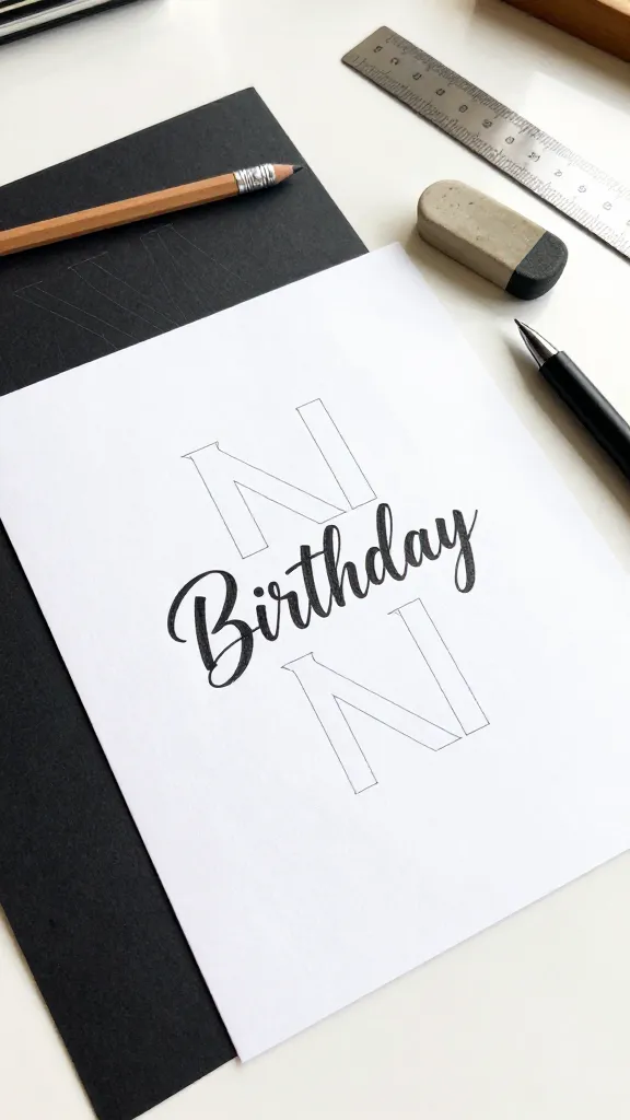 11 Hand Lettering Ideas for DIY Birthday Cards to Wow Everyone 8 Item 7