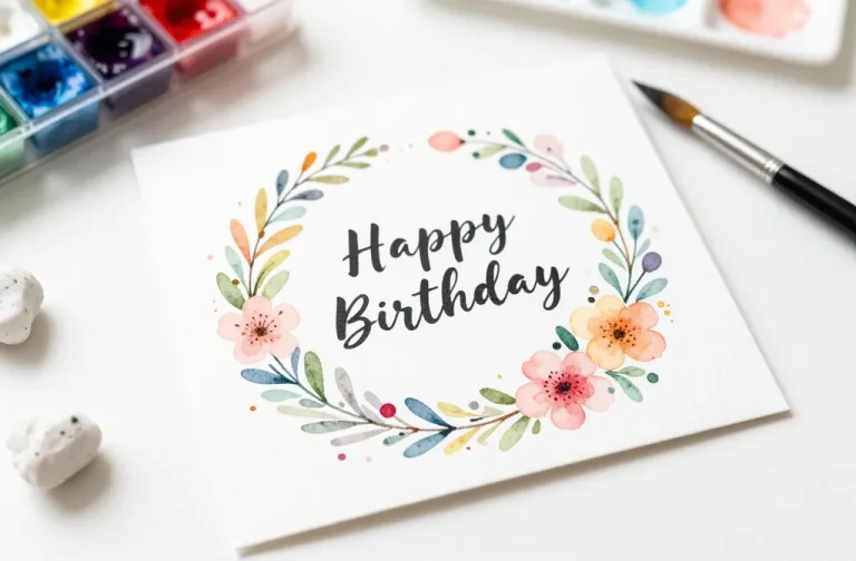 13 Watercolor Birthday Card Ideas to Inspire You