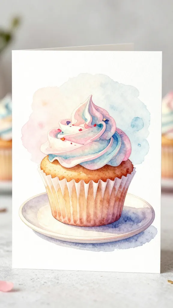 Watercolor Birthday Card Ideas – 13 Beautiful Handmade Card Designs 11 Item 9