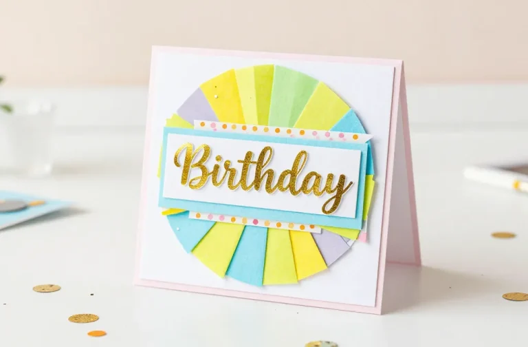 15 Handmade Birthday Cards Using Scrapbook Paper: Quick & Cute Picks