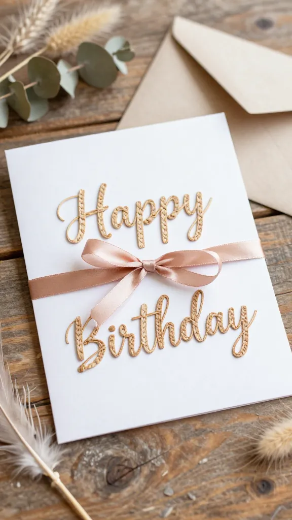Boho Aesthetic DIY Birthday Cards Ideas – 12 Trendy Handmade Creations 9 Item 7