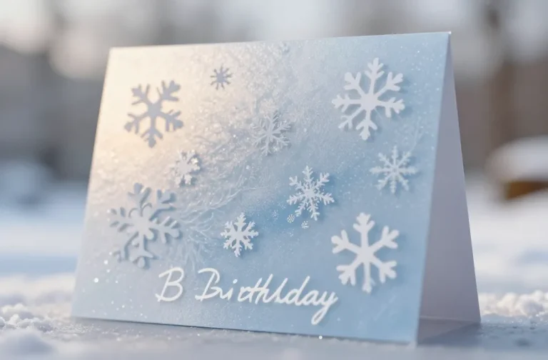 15 Winter Wonderland Diy Birthday Card Ideas: Frosted Fun
