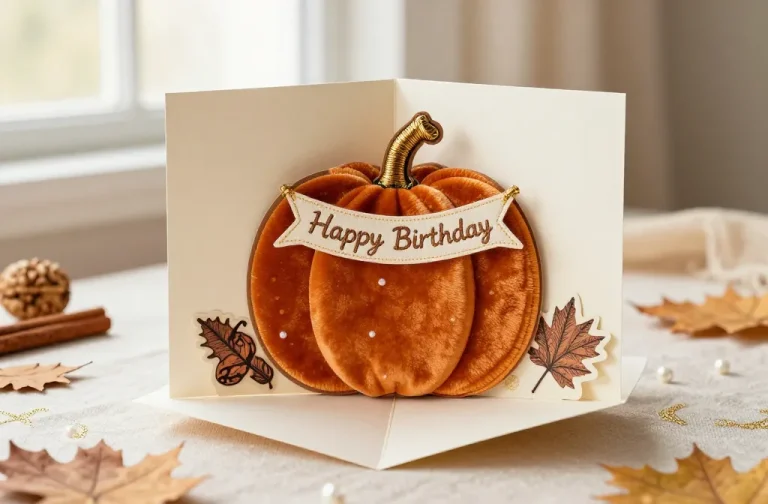 15 Cozy Fall Themed DIY Birthday Card Ideas to Wow You 14 15 Cozy Fall Themed Diy Birthday Card Ideas to Wow You