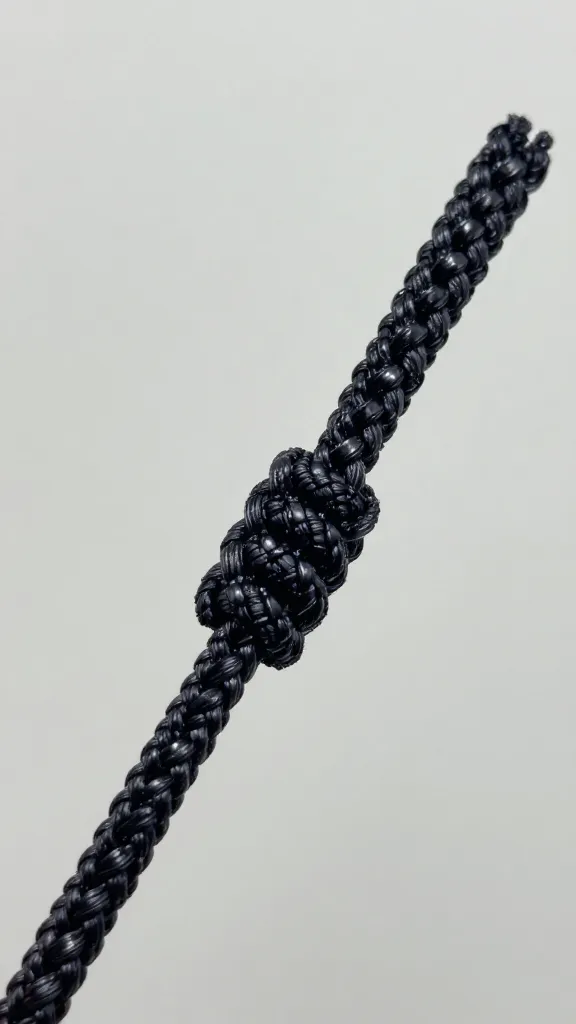 How to Make a Beaded Bracelet That Won't Fall Apart Forever 4 Closeup of a single braided beading cord clasped end, emphasizing grip and texture