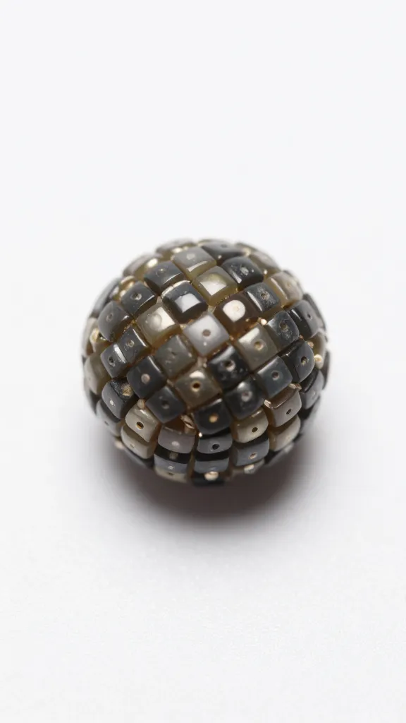 Seed Beads Vs Pony Beads for Bracelets: Tiny Power, Bold Picks 2 Closeup of a single seed bead on a white background, magnified texture