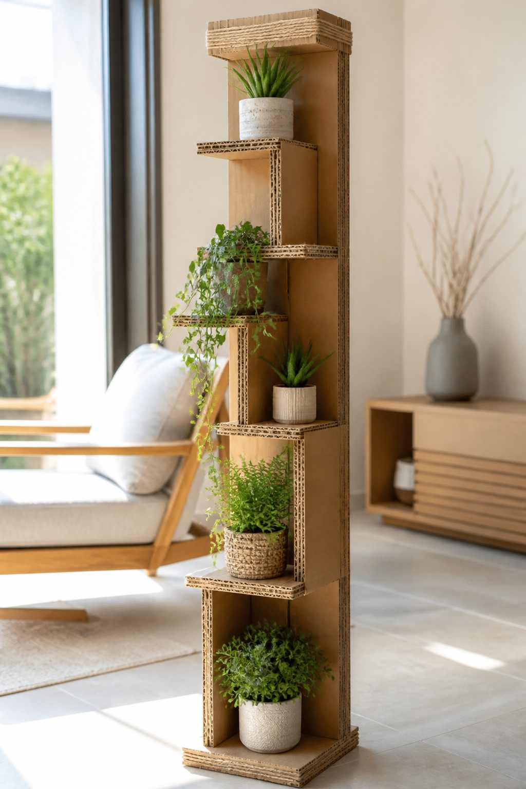 9 Modern Cardboard Craft Ideas for the Living Room That Stun Guests 6 Item 4