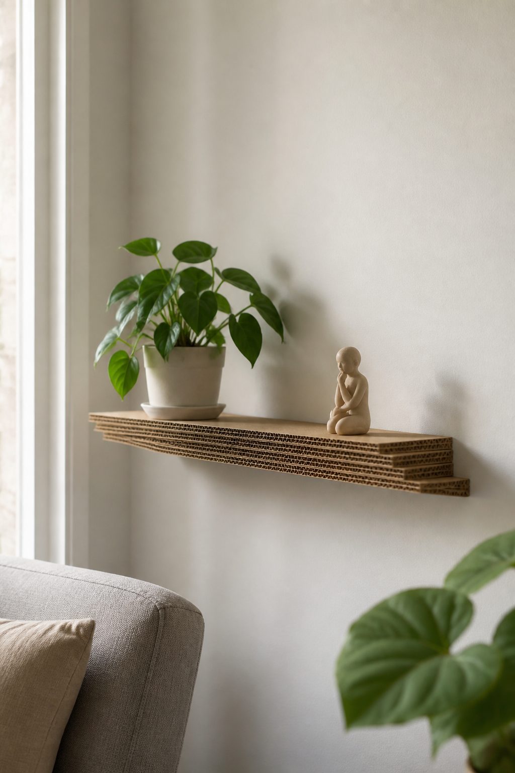 Minimalist Cardboard Craft Ideas: 9 Easy Home Decor DIYs 4 Item 2