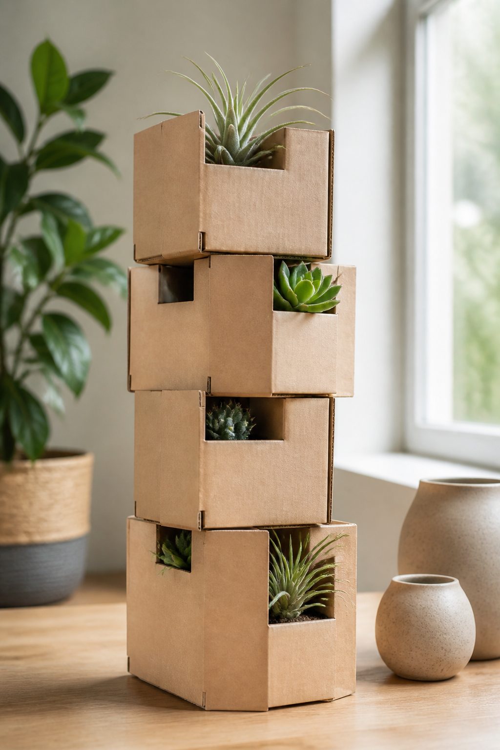 Minimalist Cardboard Craft Ideas: 9 Easy Home Decor DIYs 8 Item 6