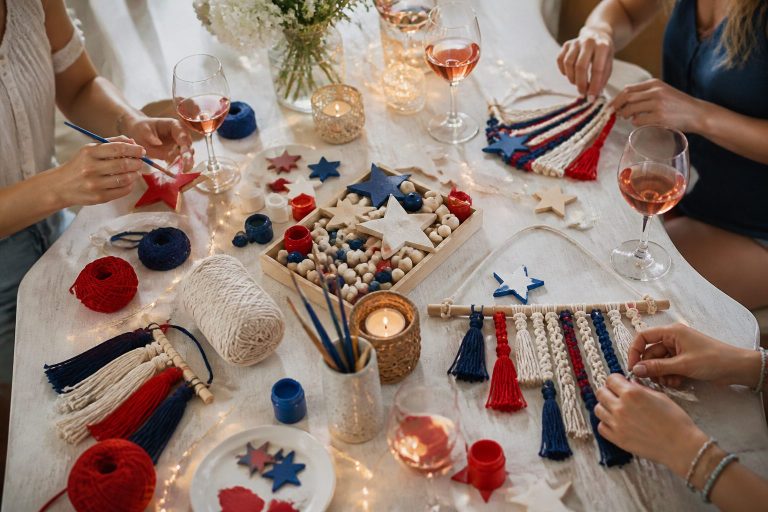 11 Easy 4th of July Crafts for Girls Night That Double as Party Decor 13 11 4th of July Crafts for Girls Night That Double as Party Decor