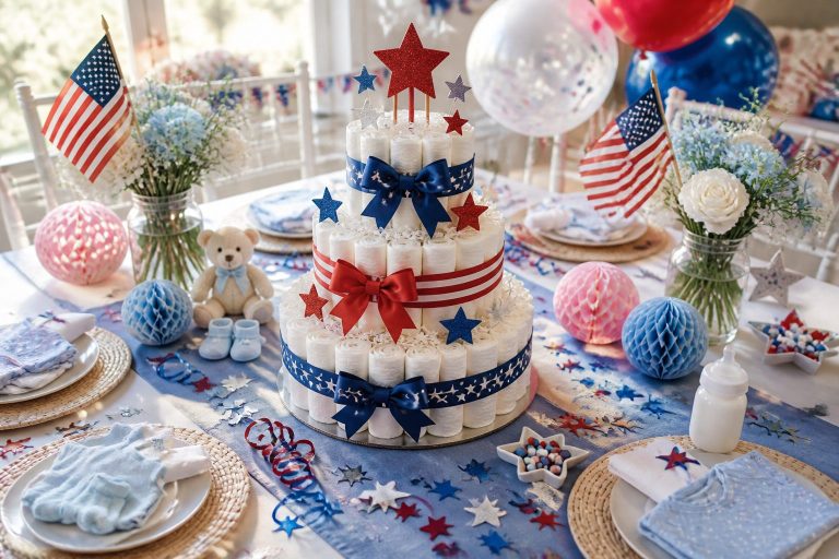 9 DIY 4th of July Baby Shower Decorations Ideas That Feel Special 19 9 4th of July Baby Shower Decorations DIY Ideas That Feel Special