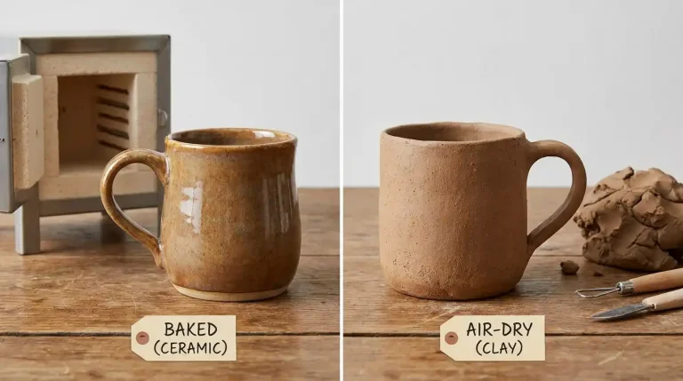 DIY Craft Bloom 17 Baked Vs Air-Dry Mugs