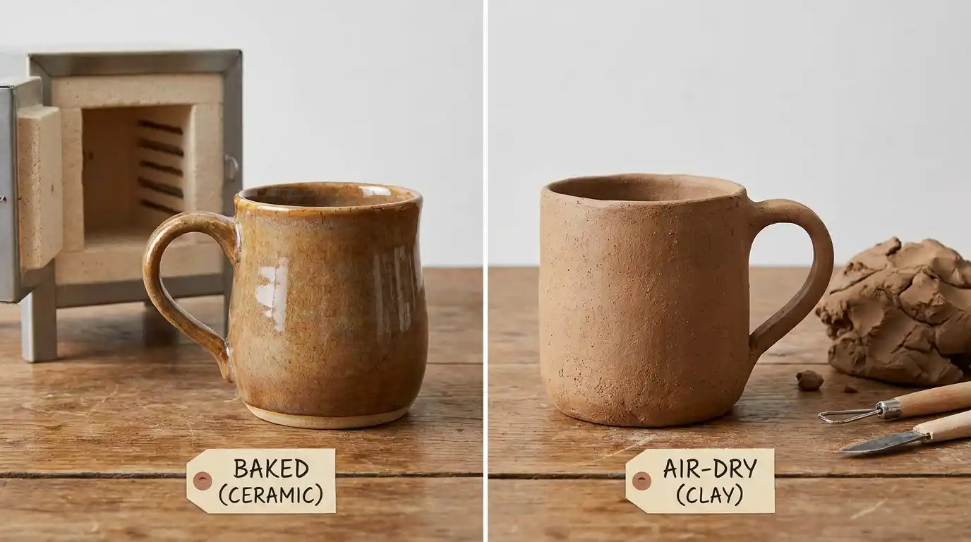 Baked Vs Air-Dry Mugs