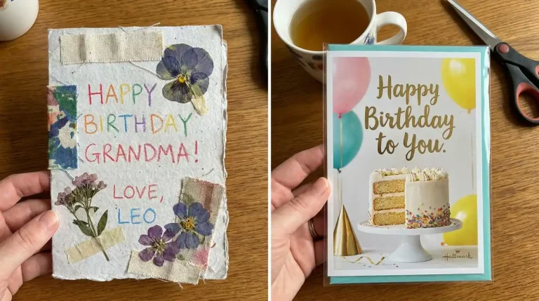 Handmade Vs Store Bought Birthday Cards