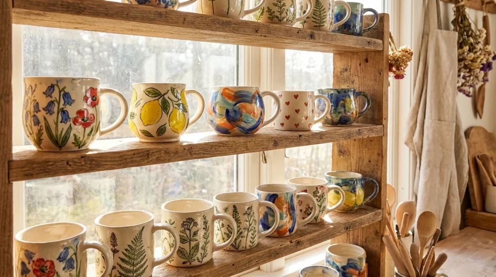 How to Create Hand-Painted Mugs Step by Step 3 How to Create Hand-Painted Mugs 1