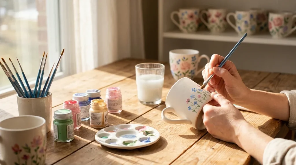 How to Create Hand-Painted Mugs Step by Step 2 How to Create Hand-Painted Mugs