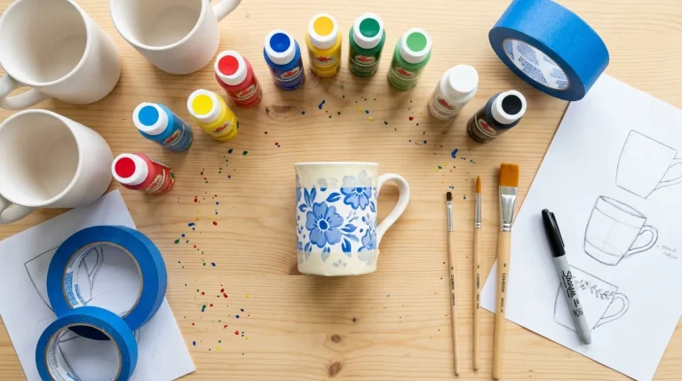 How to Create Hand-Painted Mugs Step by Step 14 How to Create Hand-Painted Mugs 2