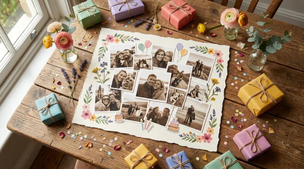 How to Make a Photo Collage Birthday Card 3 How to Make a Photo Collage Birthday Card 2