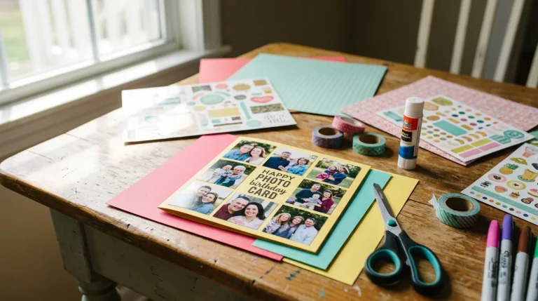 How to Make a Photo Collage Birthday Card 23 How to Make a Photo Collage Birthday Card