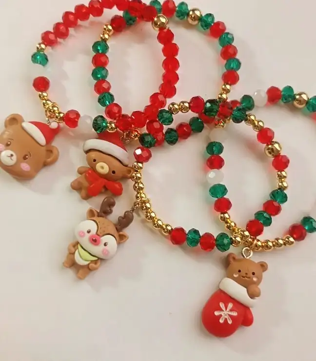 Polymer Clay Character Charm Bracelets