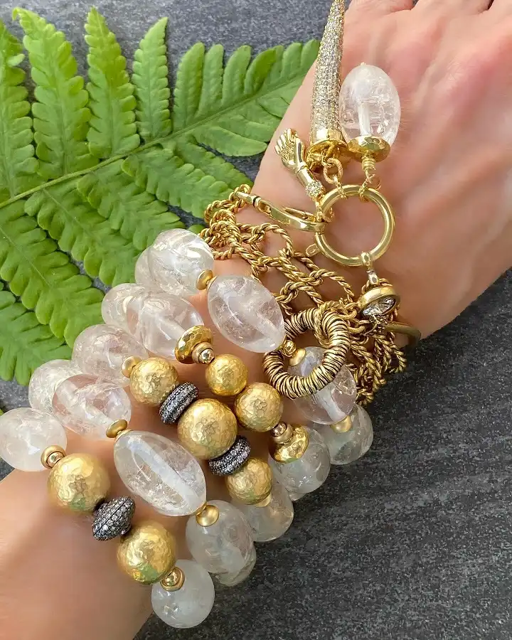 Chunky Clear Stones Without the Costume Jewelry Look