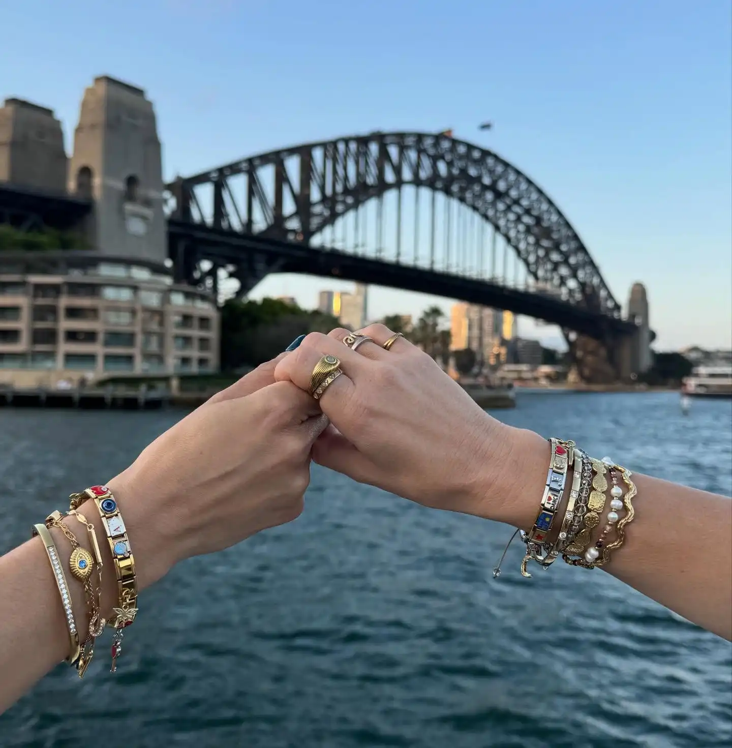 Build the Stack Around One Letter Tile Bracelet