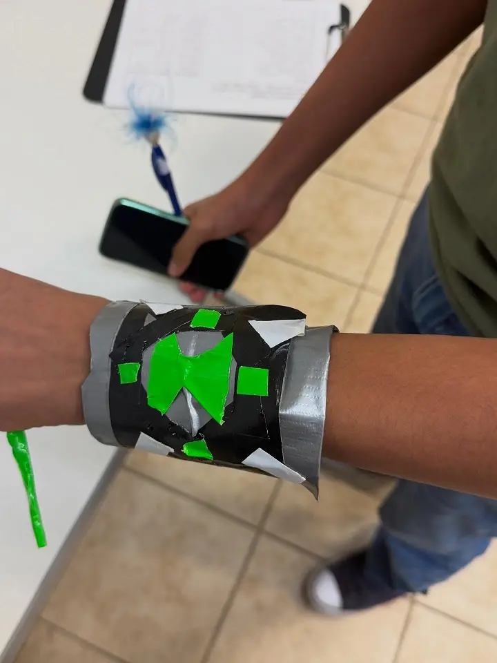 Duct Tape Cuffs Built From Scraps