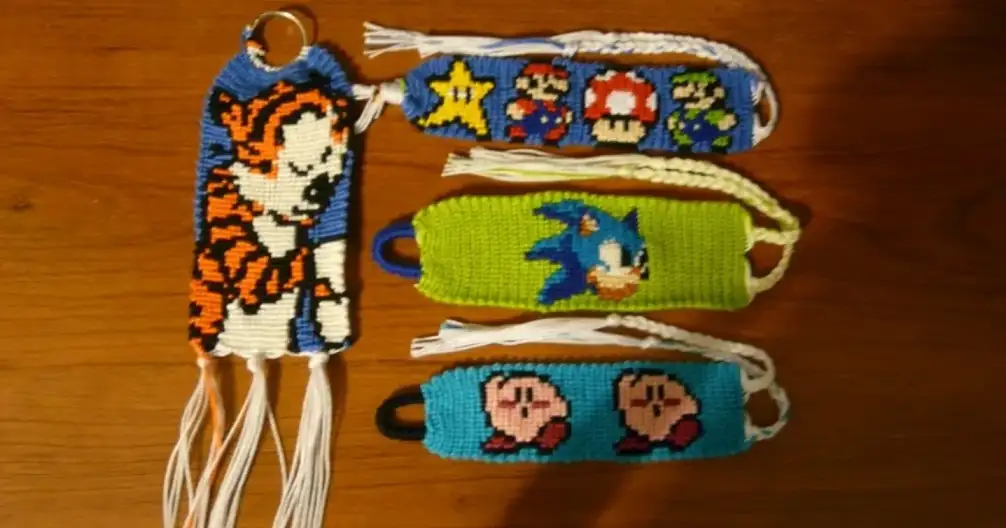 The Game Character Strap Keychain Bracelet