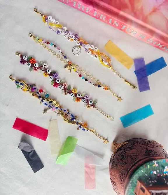 Loaded Charm Bracelets With a Clasp and Extender