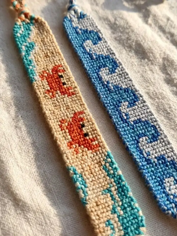 The Beach Crab and Wave Bracelet