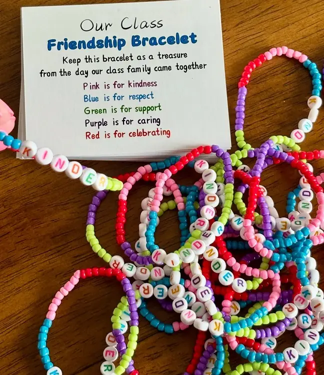 13 Friendship Bracelet Ideas for Preschool Crafts 3 Color Coded Bead Bracelets That Teach a Value