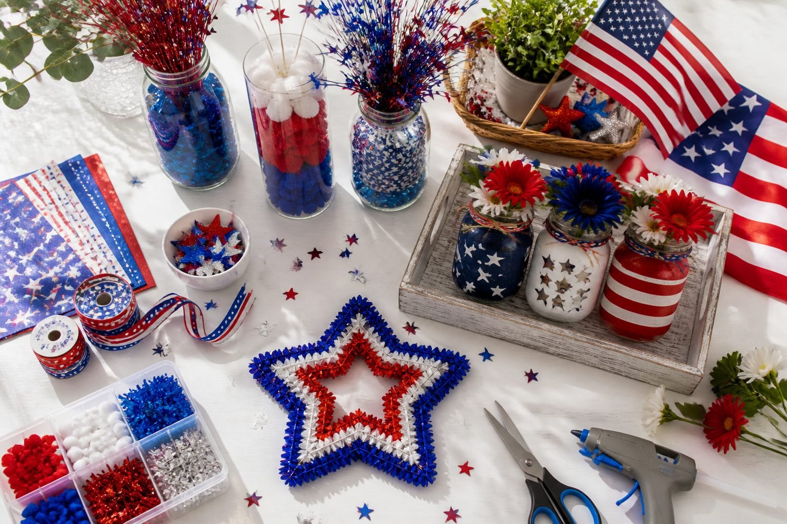 8 DIY 4th of July Dollar Tree Crafts Ideas