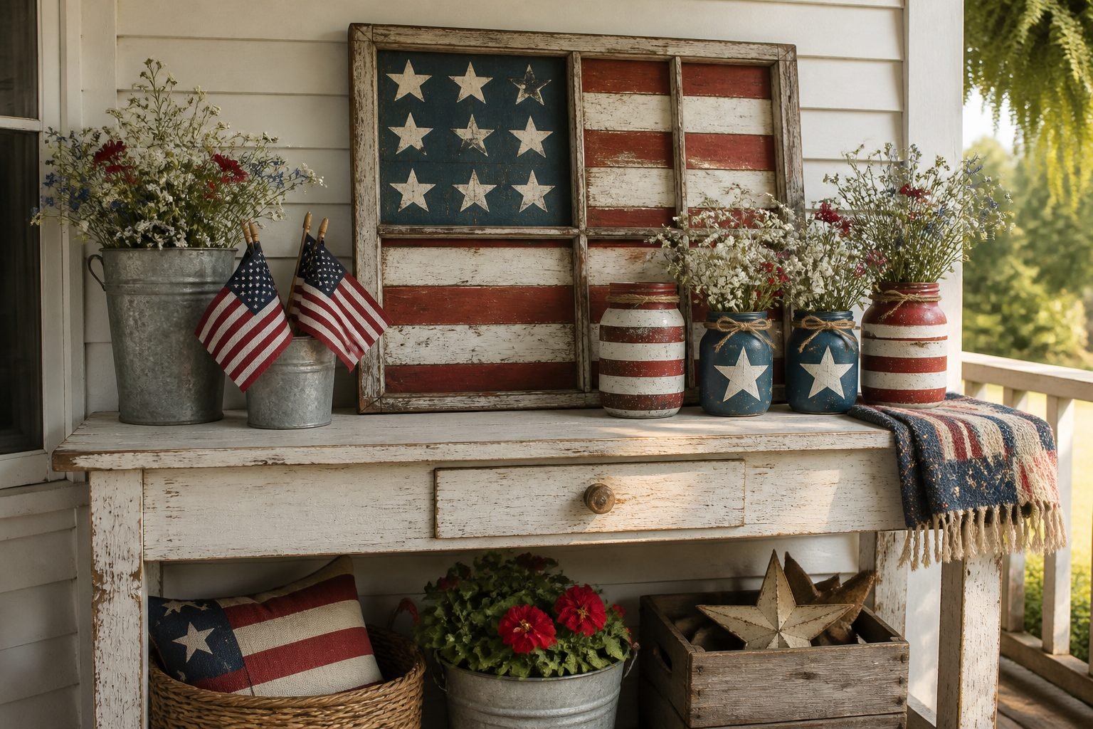 7 DIY 4th of July Farmhouse Decorations Ideas 1 7 DIY 4th of July Farmhouse Decorations Ideas