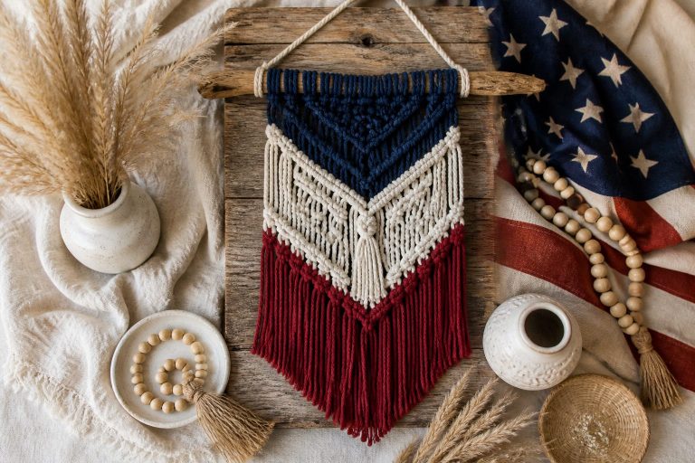 9 DIY 4th of July Boho Patriotic Decor Ideas