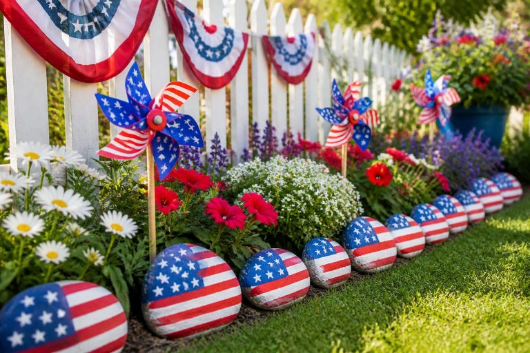 7 DIY 4th of July Patriotic Garden Decoration Ideas 19 7 DIY 4th of July Patriotic Garden Decoration Ideas
