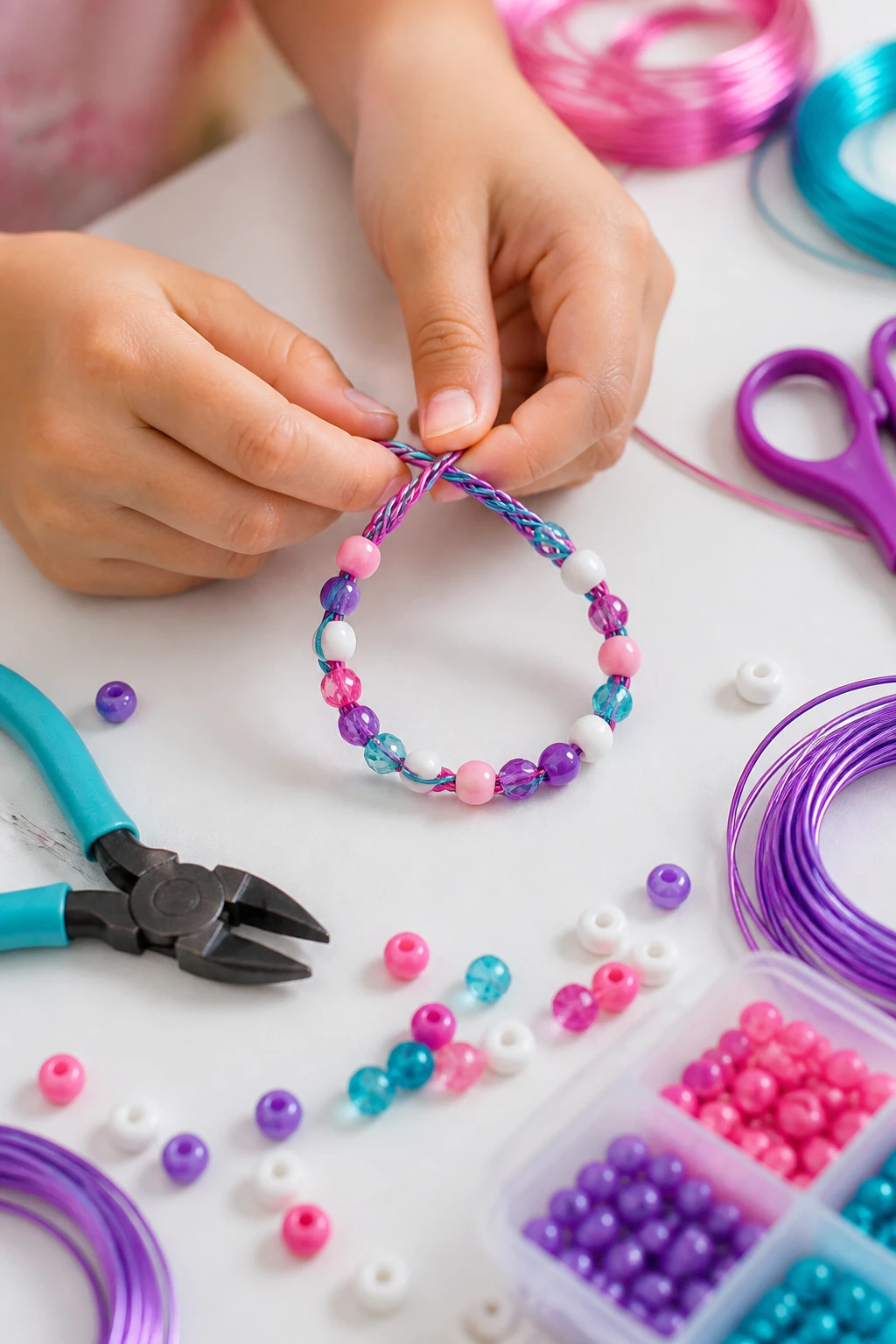 9 Wire Bracelet Ideas for Kids Craft Class That Need Zero Experience 3 Item 2