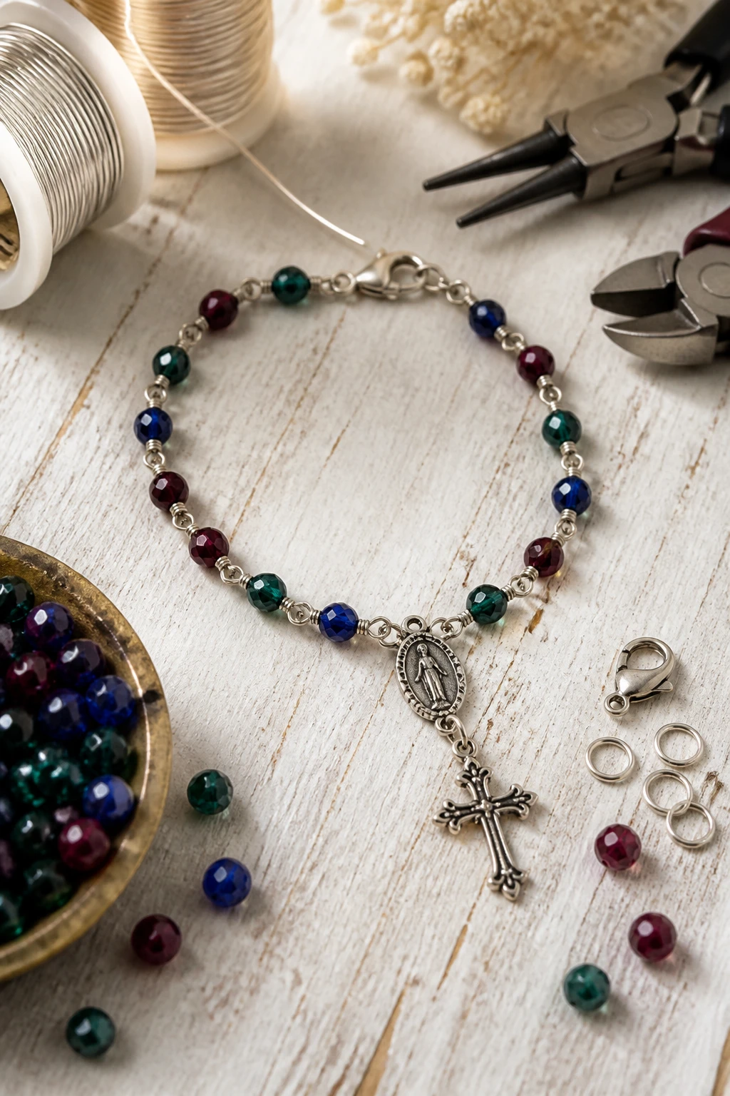 9 Wire Bracelet Ideas With Beads That Are Beginner Approved 10 Item 9