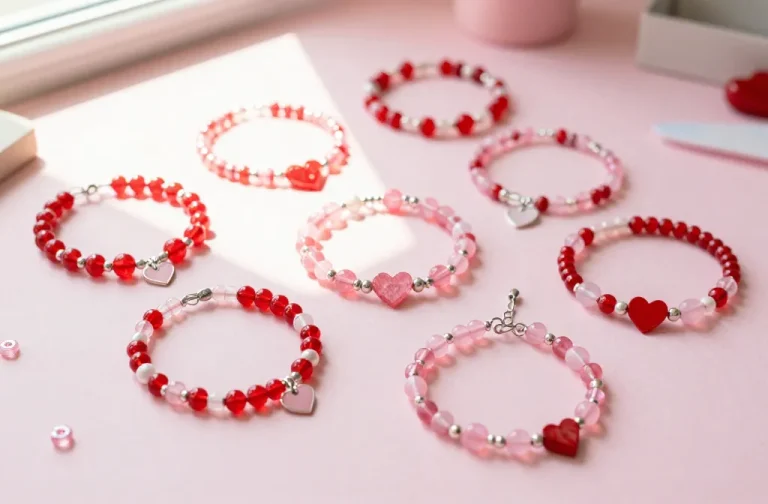 9 Valentine's Day Beaded Bracelet Ideas to Make for Someone Special 16 9 Valentine's Day Beaded Bracelet Ideas to Make for Someone Special