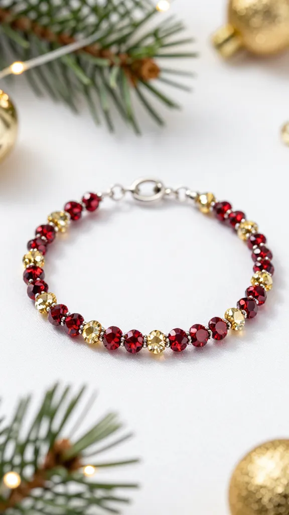 11 Christmas Beaded Bracelet Ideas That Make Perfect Handmade Gifts 9 Item 8