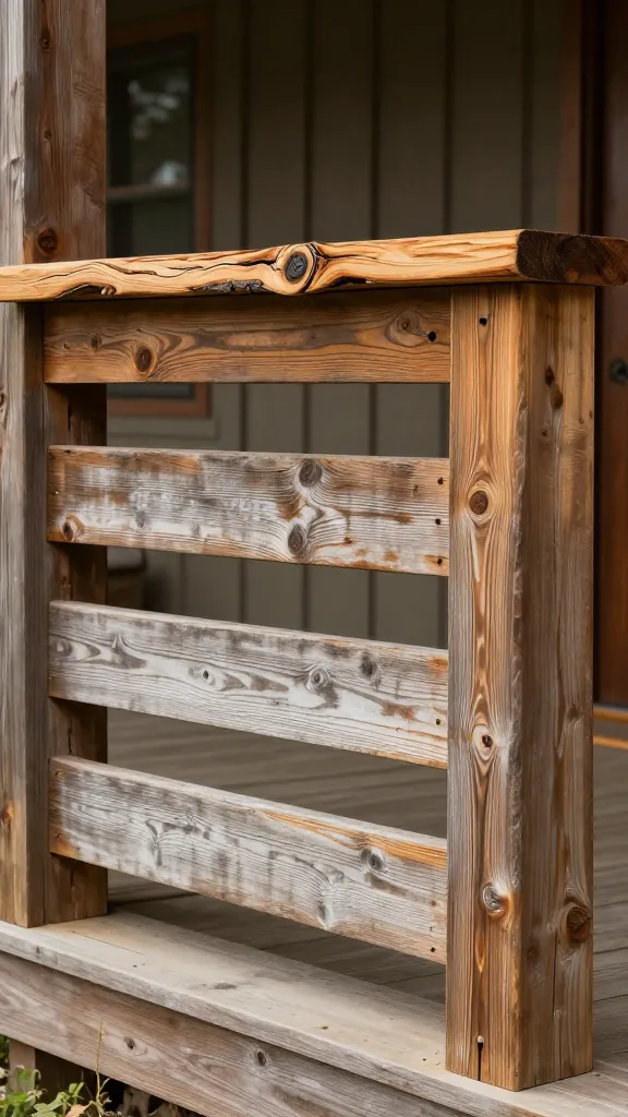 6 Rustic Front Porch Ideas with Old Wood 6 Item 5