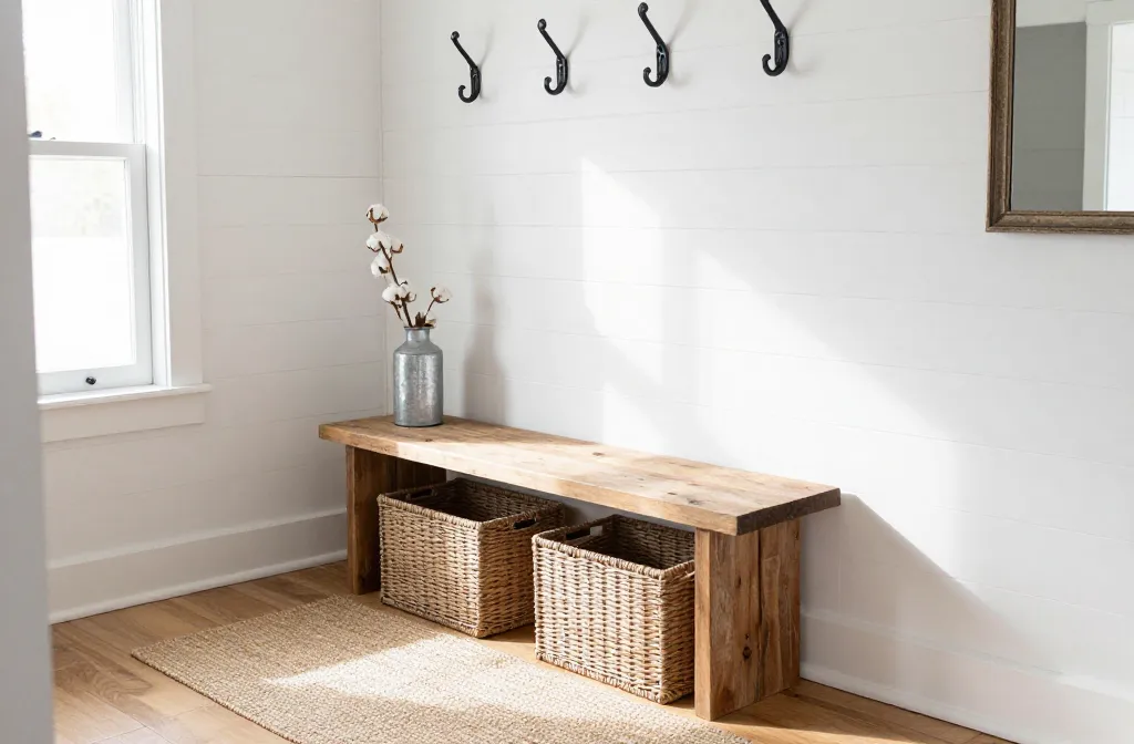 Farmhouse Entryway Ideas: 8 Cozy Designs for Your Home 1 8 Farmhouse Entryway Ideas