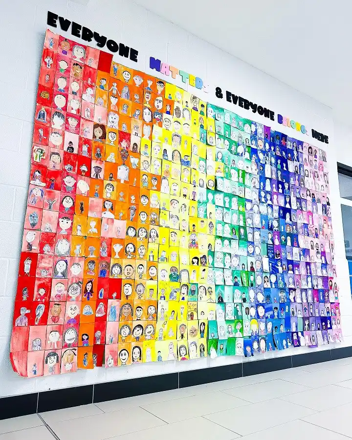 Build a Giant Group Color Mural From Individual Panels