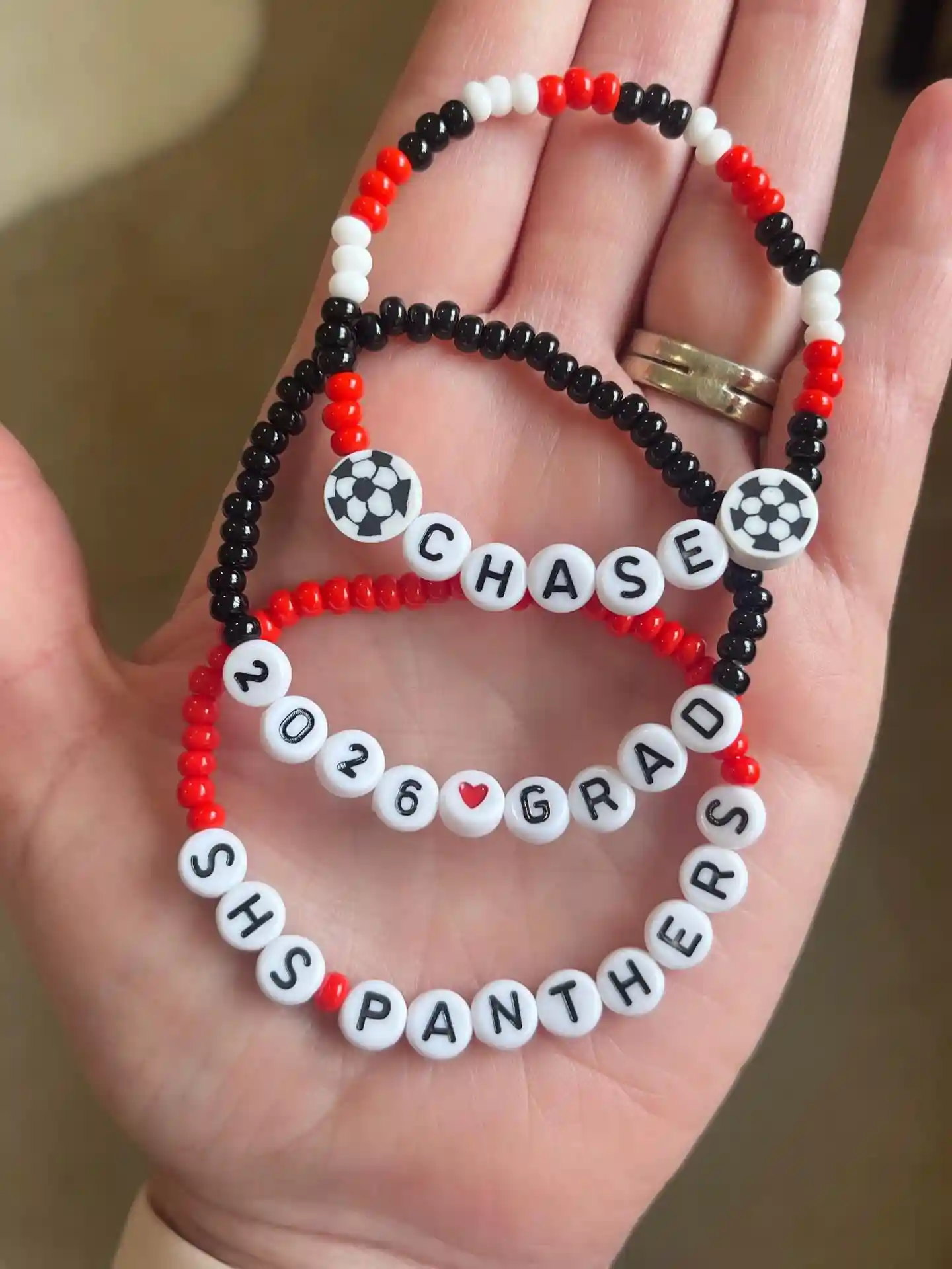 15 Back to School Bracelet Ideas to Trade 15 13. Sport Icon Bracelets That Mix a Player's Name With the School Mascot
