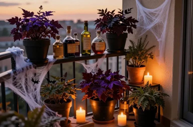9 Spooky Small Balcony Halloween Decor