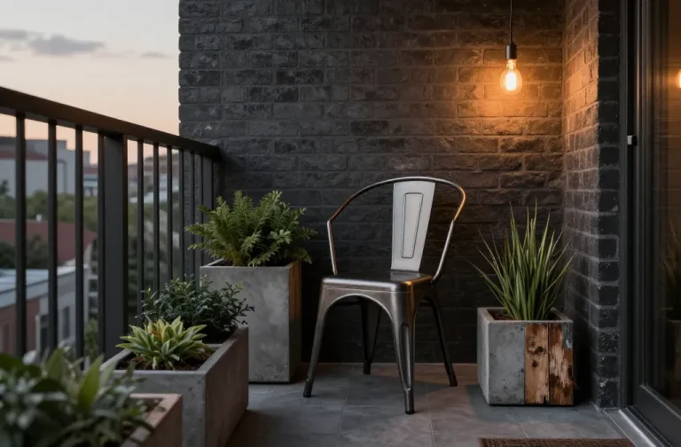 10 Masculine Small Balcony Aesthetic