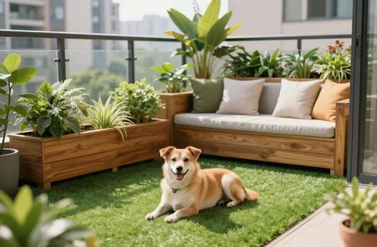 DIY Craft Bloom 30 11 Dog Friendly Small Balcony Ideas