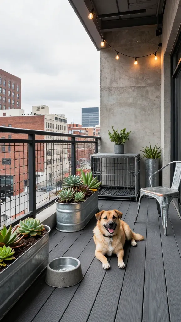 11 Dog Friendly Small Balcony Ideas 10 Item 9