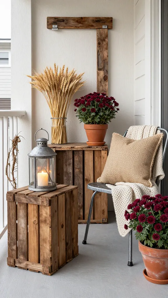 Cozy Fall Balcony Decor: 14 Ideas for Small Spaces 5 Item 1