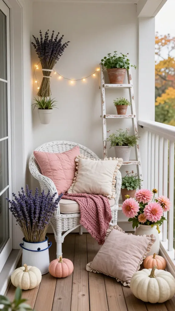 Cozy Fall Balcony Decor: 14 Ideas for Small Spaces 16 Item 11